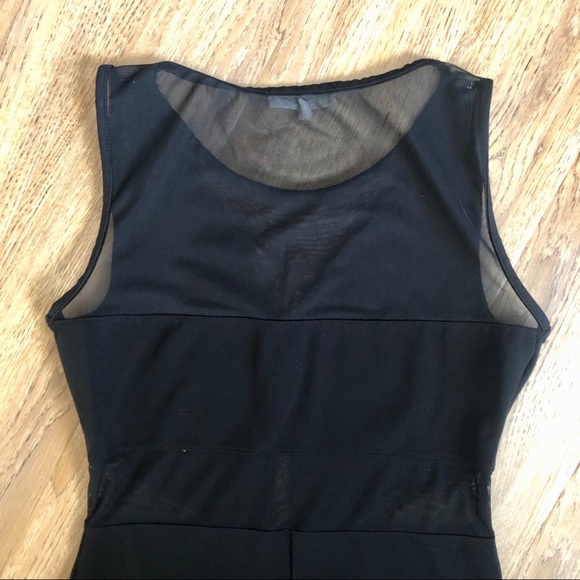 Little Black Dress With Mesh Cutouts - Picture 4 of 7